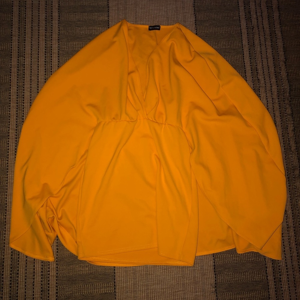 Yellow Cape Dress